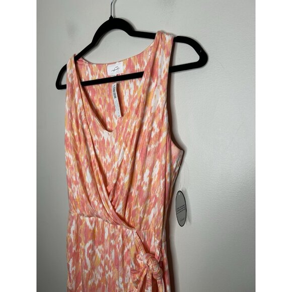 SOMA Weekend Super Soft Ikat Belted Midi Padded Bust Bra Dress Size Small NWT - Picture 5 of 10